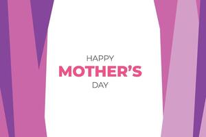 Happy Mothers Day Colourful Shape Abstract Background vector