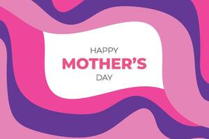 Happy Mothers Day Colourful Abstract Background vector