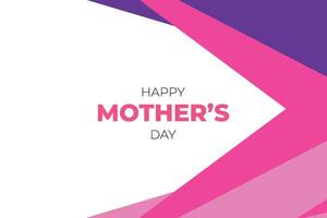 Happy Mothers Day Colourful Abstract Background vector