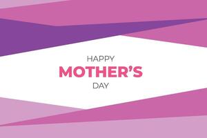 Happy Mothers Day Colourful Shape Abstract Background vector