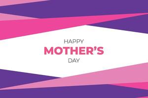 Happy Mothers Day Colourful Abstract Background vector