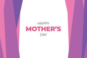 Happy Mothers Day Colourful Shape Abstract Background vector