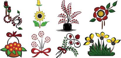 Beautiful Flower Pack vector