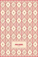 unique red rhombus shape pattern with creative ornaments inside vector