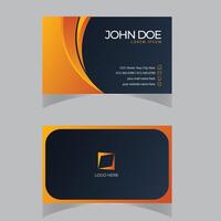 abstract creative business cards set template vector