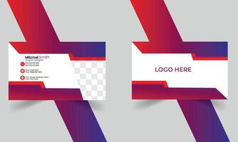 simple business card design vector