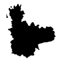 mapa de el provincia de valladolid, administrativo división de España. ilustración. vector
