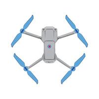 aircraft, delivery drone with propellers, electronics drones, and vehicle controllers 3d vector