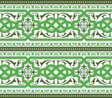 Arabic Floral Seamless Border. Traditional Islamic Design vector