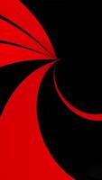 verticale - Facile noir et rouge hypnotique spirale mouvement Contexte animation. cette abstrait en spirale Contexte est plein HD et une sans couture boucle. video