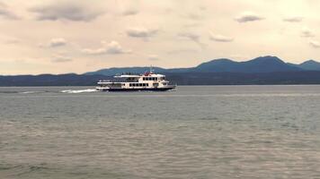 Boats in the Garda Lake video