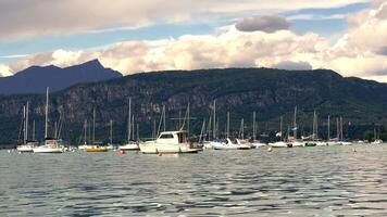 Boats in the Garda Lake video