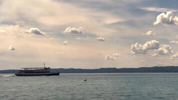 Boats in the Garda Lake video