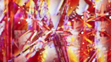 A close up of a red and yellow object video