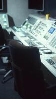 Equipment of empty central control room video