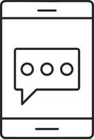 Comment icon image for element design of chat and communication symbol vector