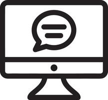 Comment icon image for element design of chat and communication symbol vector