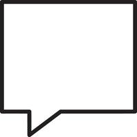 Comment icon image for element design of chat and communication symbol vector