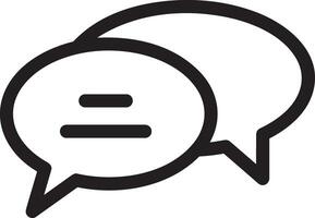 Comment icon image for element design of chat and communication symbol vector