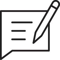 Comment icon image for element design of chat and communication symbol vector