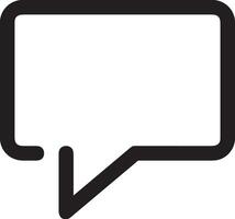 Comment icon image for element design of chat and communication symbol vector