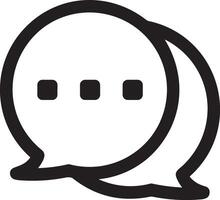 Comment icon image for element design of chat and communication symbol vector