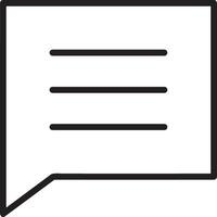 Comment icon image for element design of chat and communication symbol vector