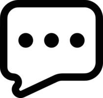 Comment icon image for element design of chat and communication symbol vector