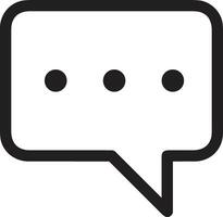 Comment icon image for element design of chat and communication symbol vector