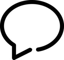 Comment icon image for element design of chat and communication symbol vector