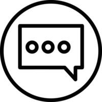 Comment icon image for element design of chat and communication symbol vector