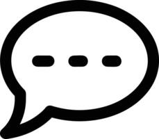 Comment icon image for element design of chat and communication symbol vector