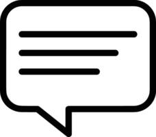 Comment icon image for element design of chat and communication symbol vector