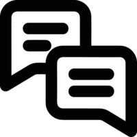 Comment icon image for element design of chat and communication symbol vector