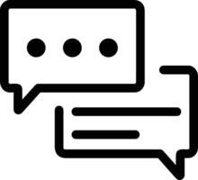 Comment icon image for element design of chat and communication symbol vector