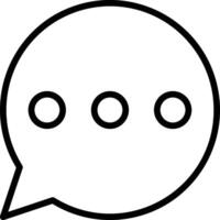 Comment icon image for element design of chat and communication symbol vector