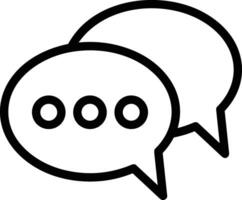 Comment icon image for element design of chat and communication symbol vector