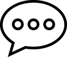 Comment icon image for element design of chat and communication symbol vector