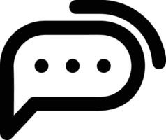 Comment icon image for element design of chat and communication symbol vector