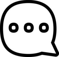 Comment icon image for element design of chat and communication symbol vector