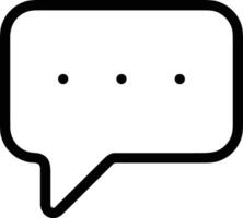 Comment icon image for element design of chat and communication symbol vector