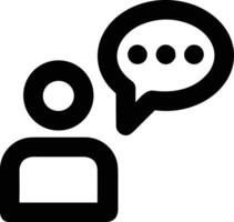 Comment icon image for element design of chat and communication symbol vector