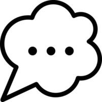 Comment icon image for element design of chat and communication symbol vector