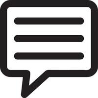 Comment icon image for element design of chat and communication symbol vector