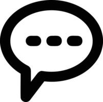 Comment icon image for element design of chat and communication symbol vector