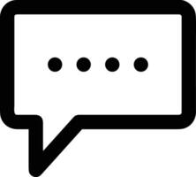 Comment icon image for element design of chat and communication symbol vector