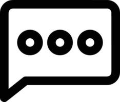 Comment icon image for element design of chat and communication symbol vector