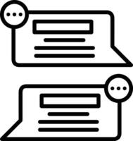 Comment icon image for element design of chat and communication symbol vector