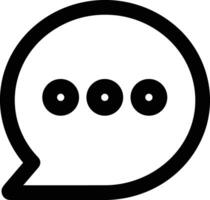 Comment icon image for element design of chat and communication symbol vector