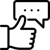 Comment icon image for element design of chat and communication symbol vector